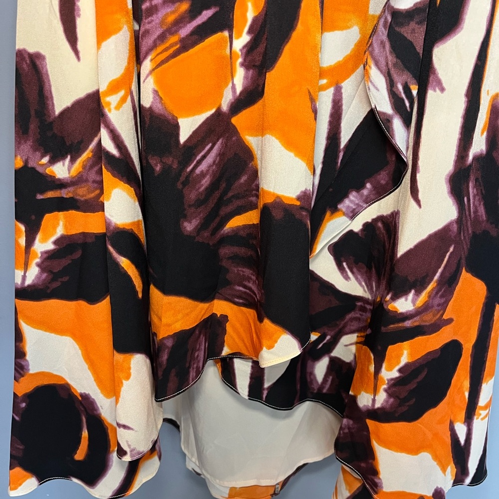Hutch Orange and Black Maxi Skirt - Picture 2 of 8